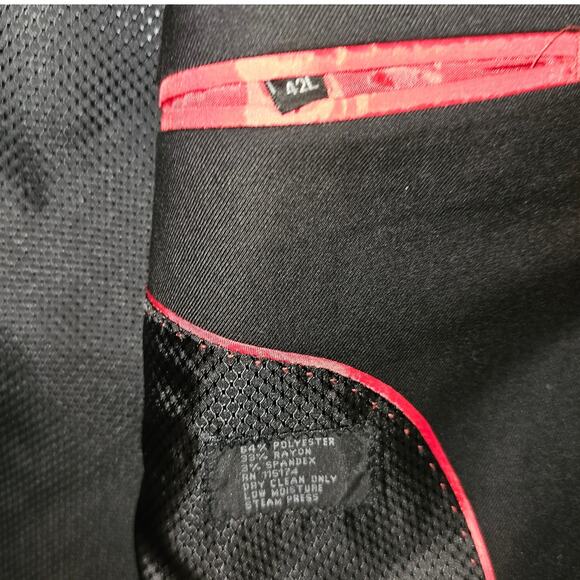 Bocaccio Uomo Black 2 Button Sport Coat Suit Blazer Jacket Mens 42L Paris Luxury - Picture 2 of 7